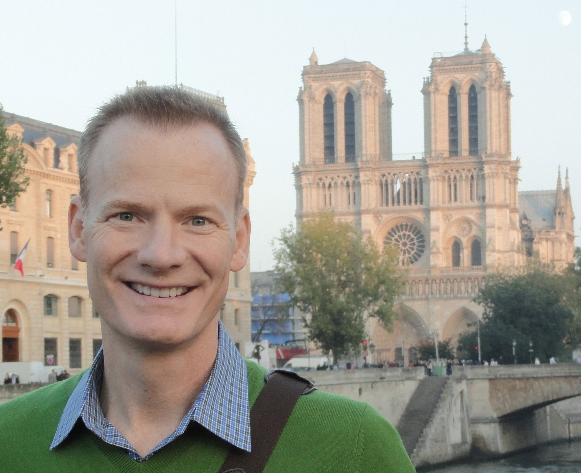 Steps away from Notre Dame Cathedral