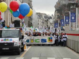 School Nurses Union Protest