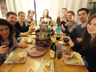 Emilie, Stéphane, Geraldine, Marcel, Flavia, Bertrand, Anne, Nicolas, Jean Marie